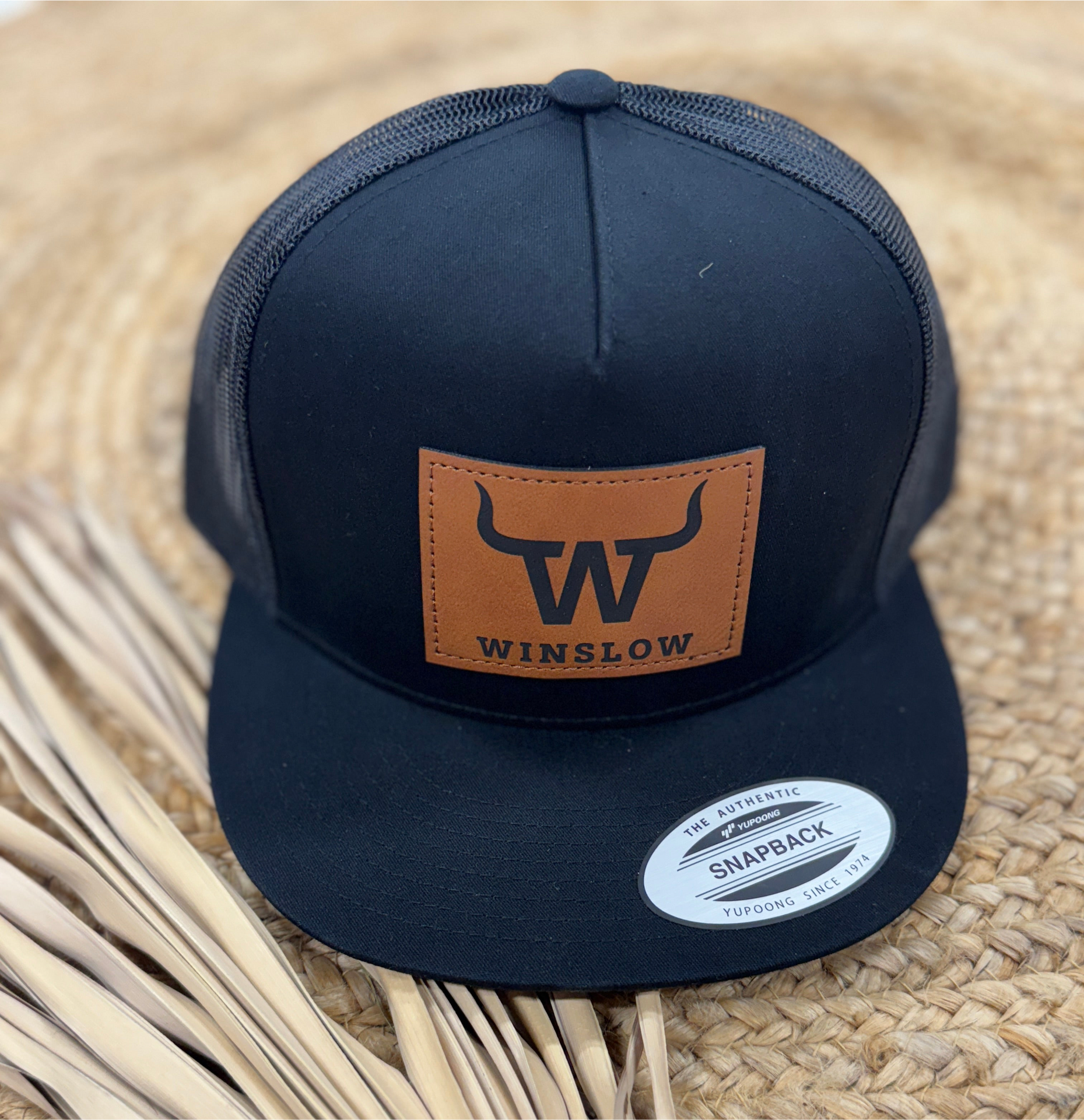 Casquette Winslow avec mesh ajustable - NOIR PALETTE DROITE