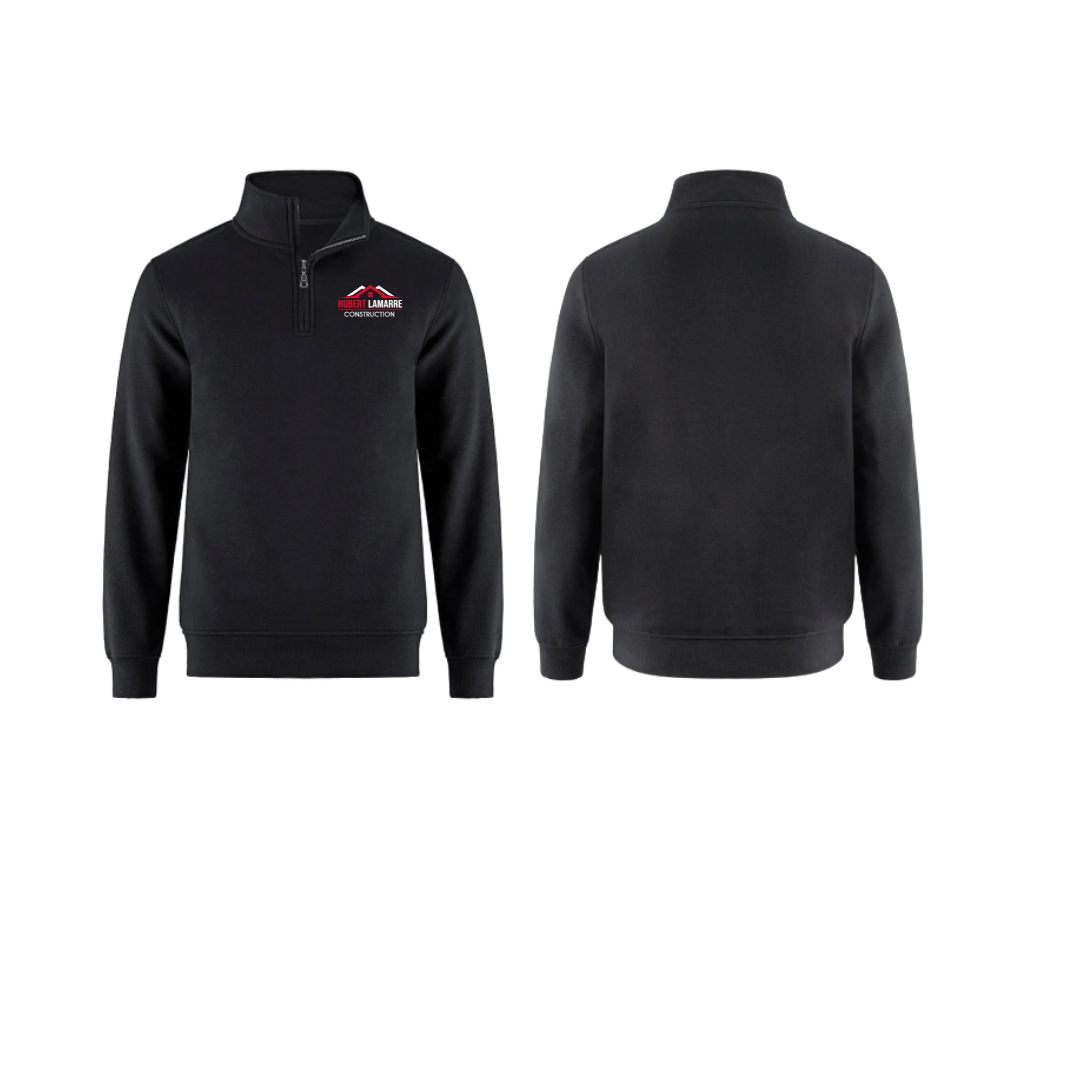 Hoodie demi-zip unisexe classique - CONSTRUCTION HUBERT LAMARRE