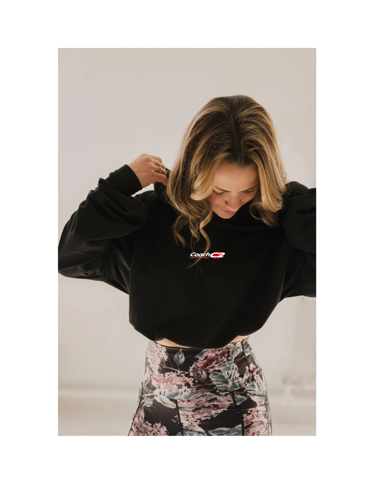 Hoodie à capuche crop prestige en bambou - Coach C2