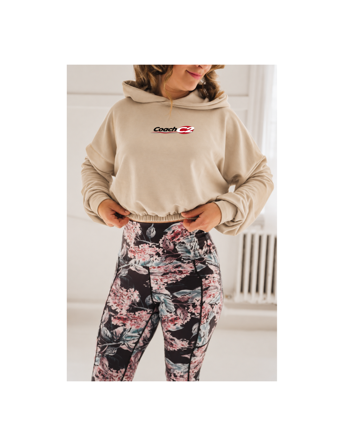 Hoodie à capuche crop prestige en bambou - Coach C2