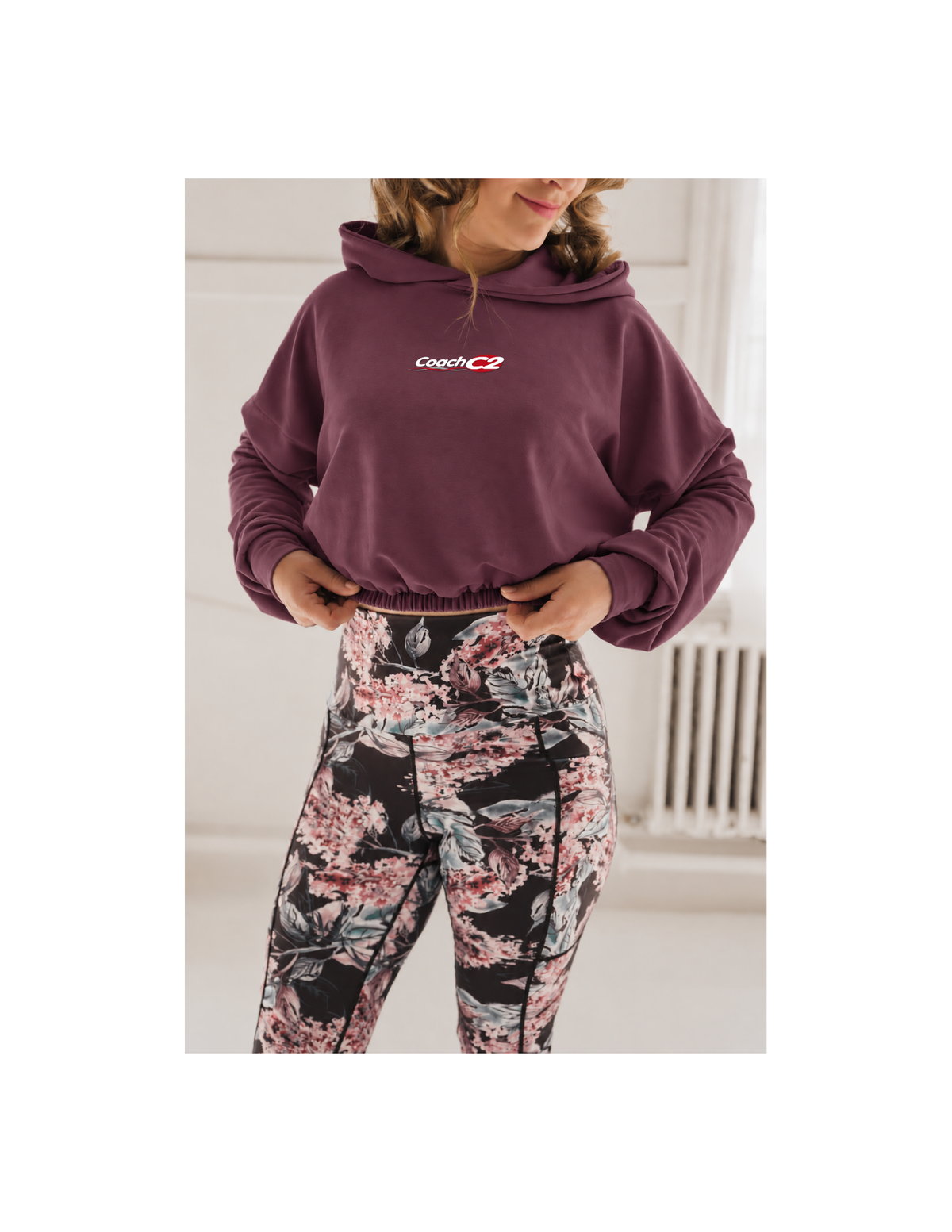 Hoodie à capuche crop prestige en bambou - Coach C2