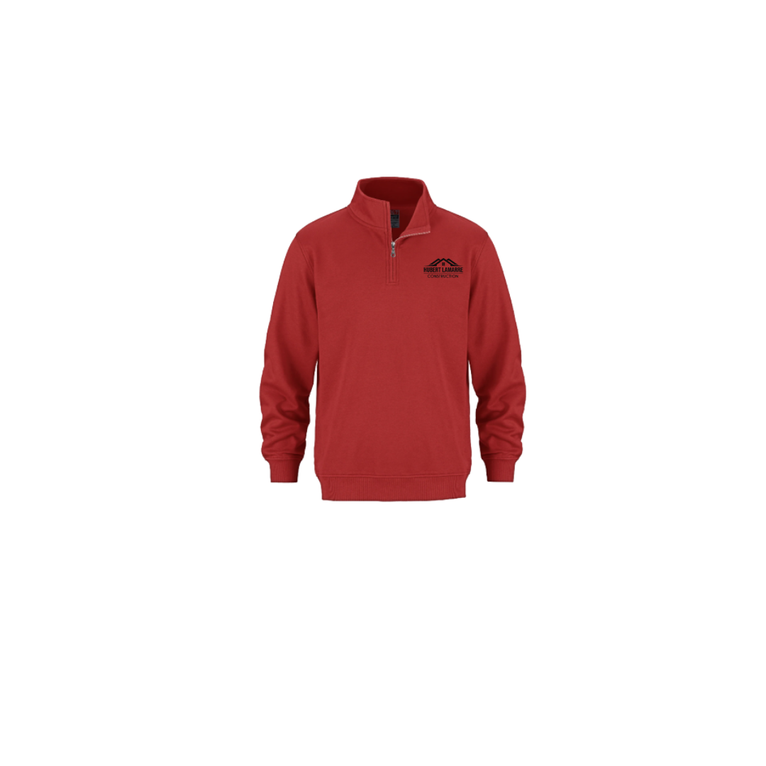 Hoodie demi-zip unisexe classique - CONSTRUCTION HUBERT LAMARRE