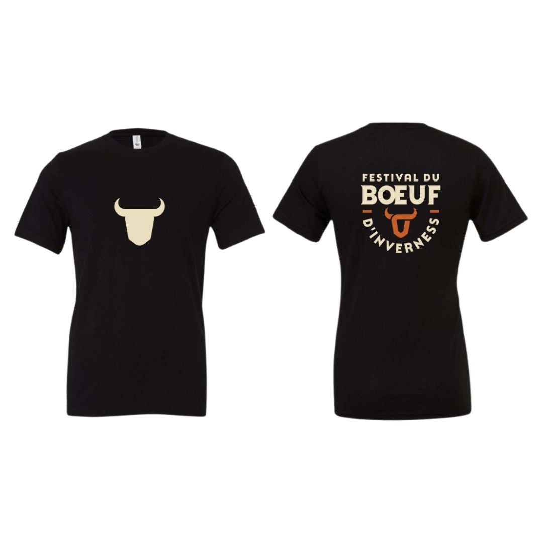 T-shirt unisexe pour adulte Festival du Boeuf d'Inverness