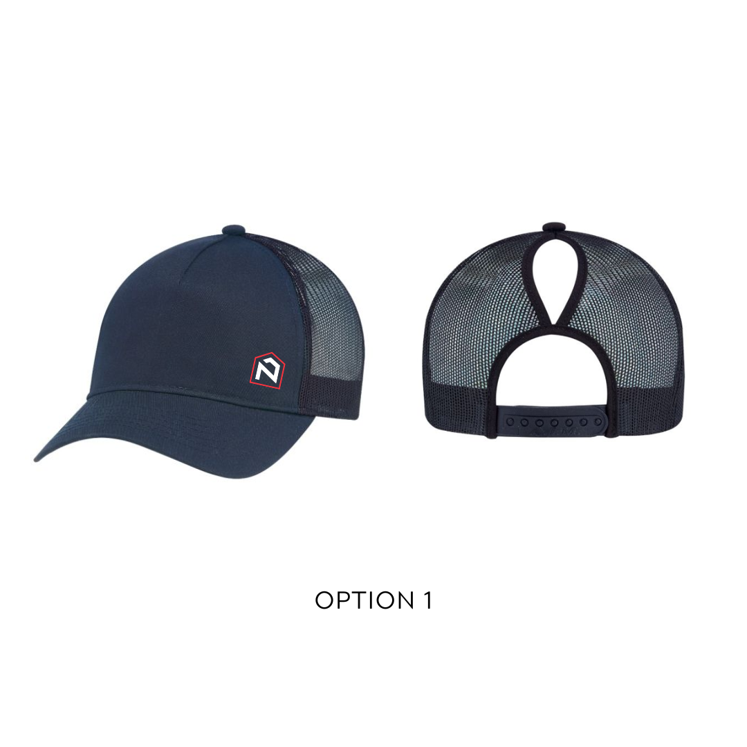 Casquette "pony tail" avec mesh ajustable - NEXFAB imprimée