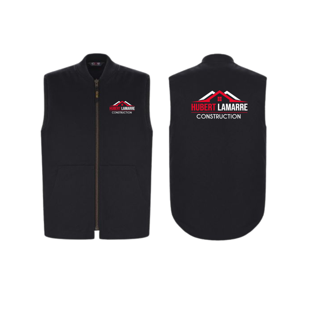 Veste sans manche robuste doublée de Sherpa pour homme - CONSTRUCTION HUBERT LAMARRE