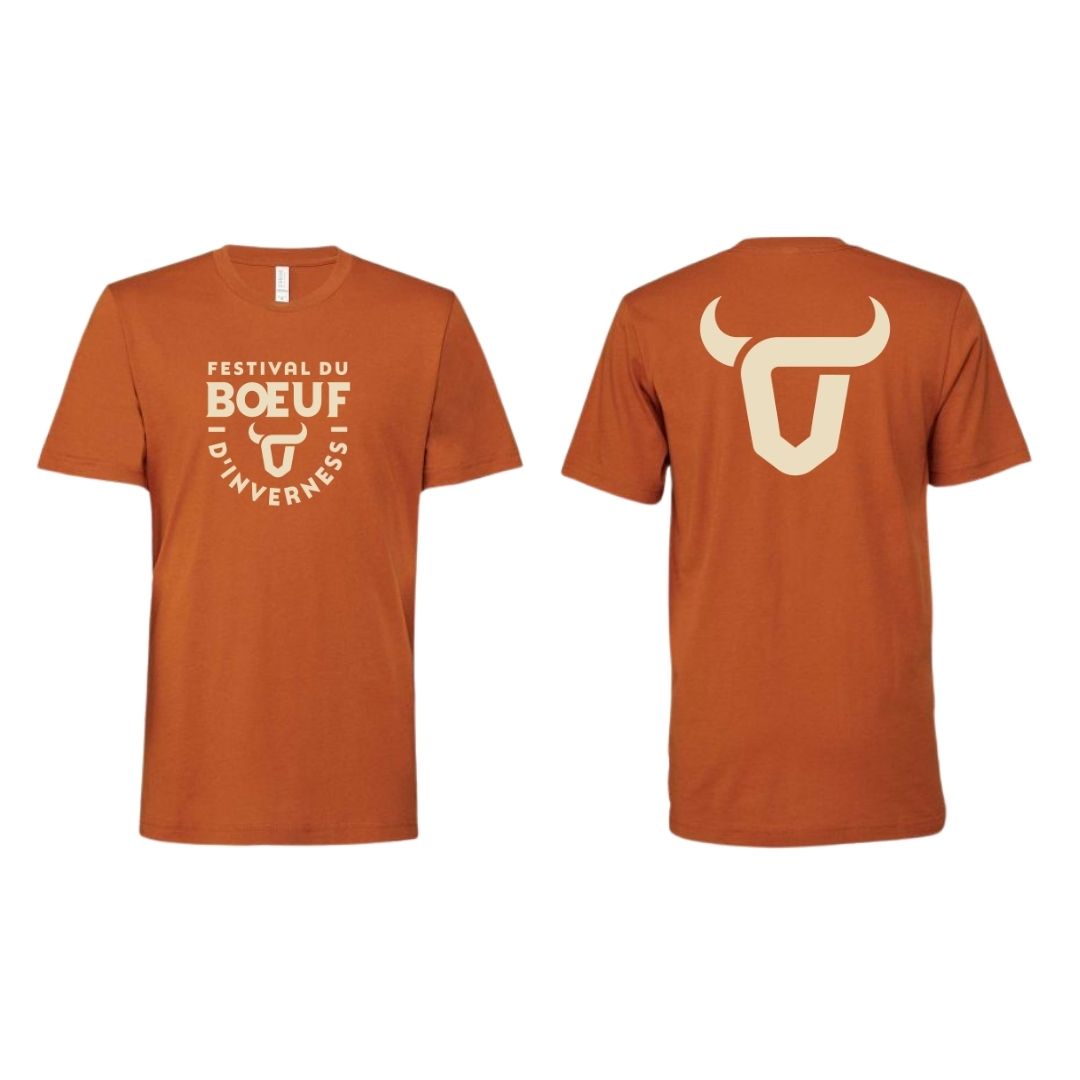 T-shirt unisexe pour adulte Festival du Boeuf d'Inverness