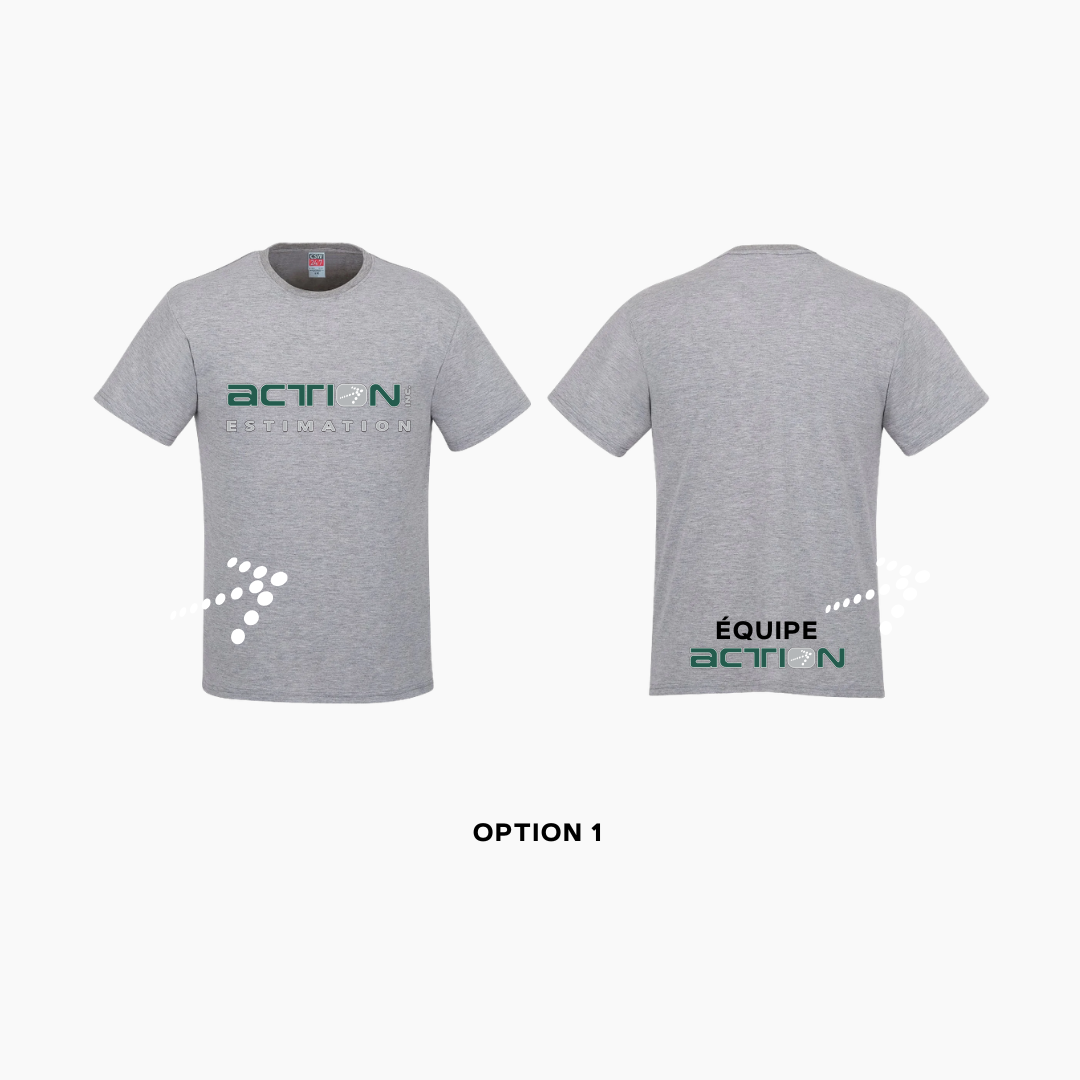 T-shirt unisexe adulte - Action Estimation