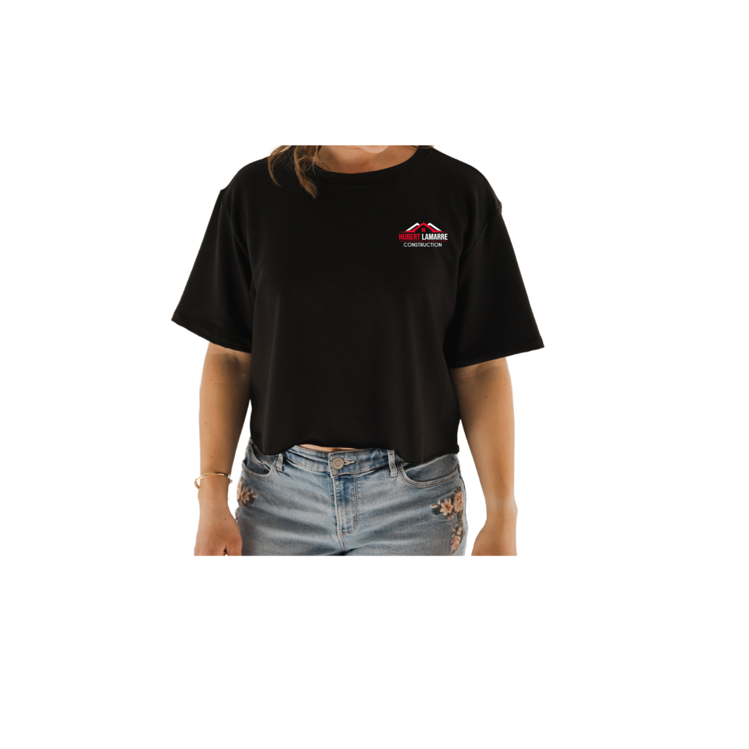 T-shirt crop prestige en bambou - CONSTRUCTION HUBERT LAMARRE