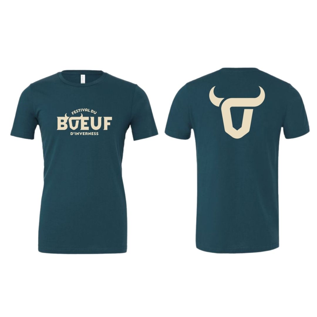 T-shirt unisexe pour adulte Festival du Boeuf d'Inverness