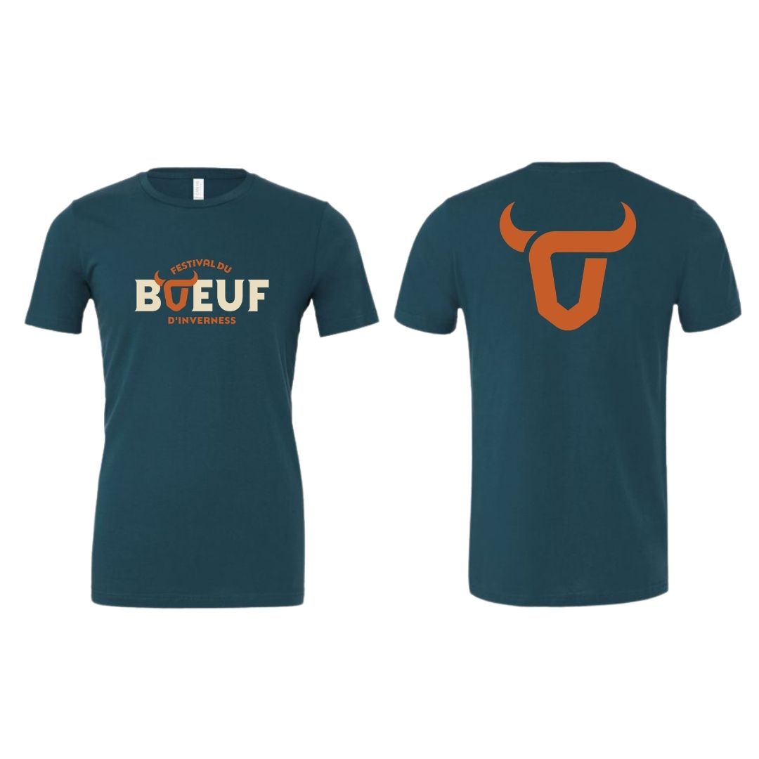T-shirt unisexe pour adulte Festival du Boeuf d'Inverness