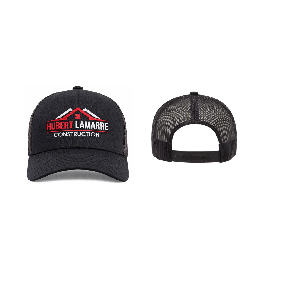 Casquette avec mesh ajustable brodée - CONSTRUCTION HUBERT LAMARRE