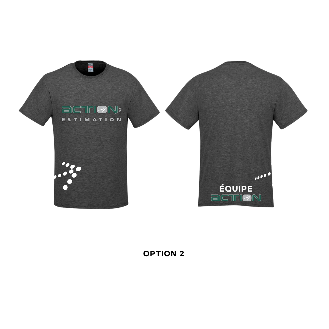 T-shirt unisexe adulte - Action Estimation