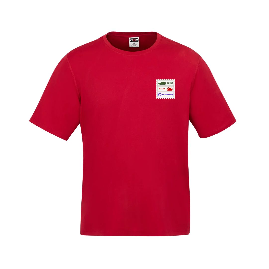 T-shirt DryFit pour homme rouge - Club Endurance EB