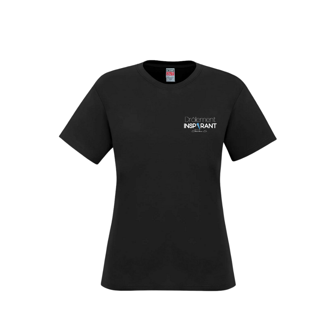 T-shirt féminin - Drôlement inspirant - citations variées