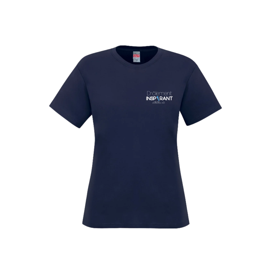 T-shirt féminin - Drôlement inspirant - citations variées