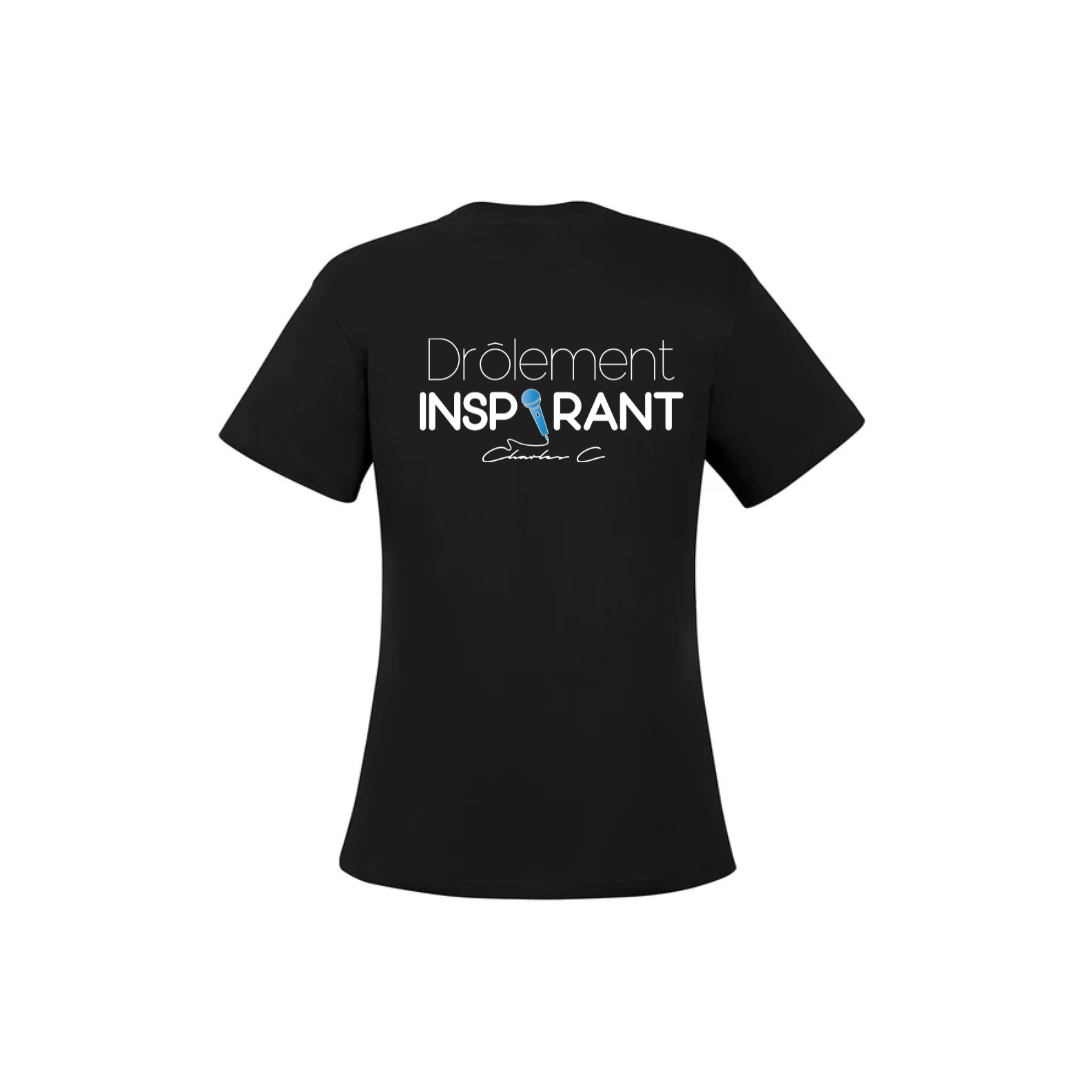 T-shirt féminin - Drôlement inspirant - citations variées