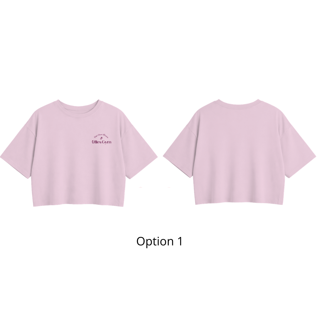T-shirt crop prestige en bambou - Mlle Gym