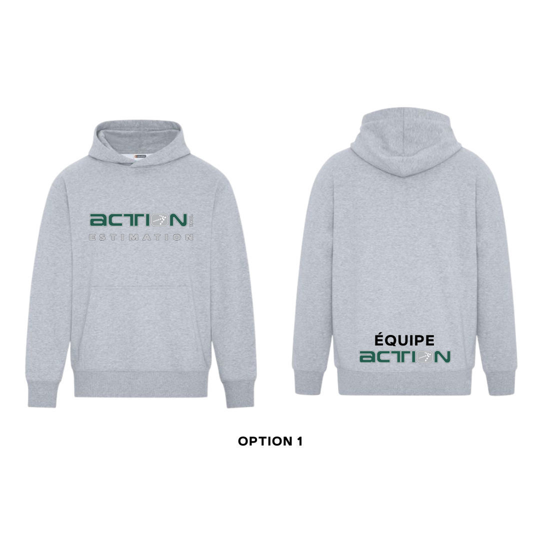 Hoodie Unisexe Adulte - Action Estimation