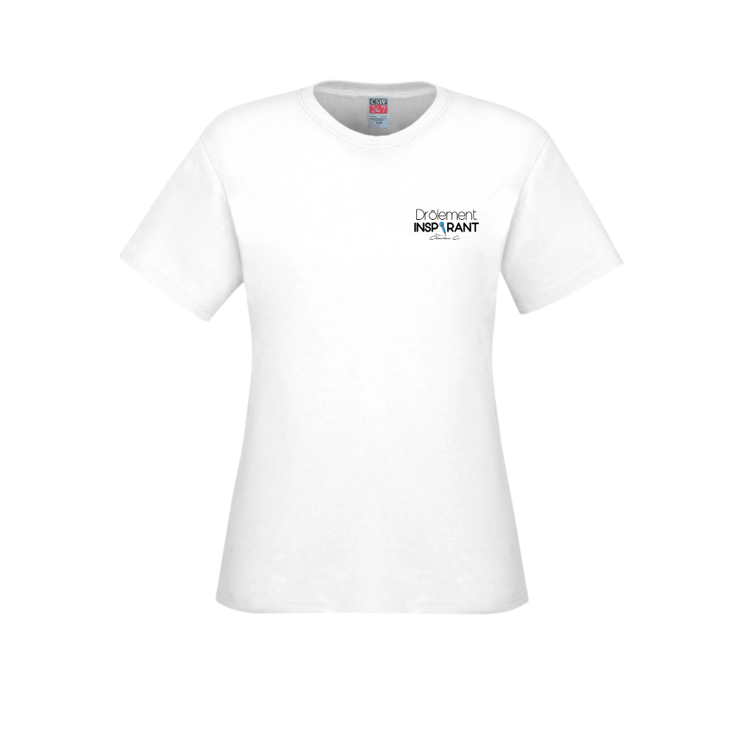 T-shirt féminin - Drôlement inspirant - citations variées