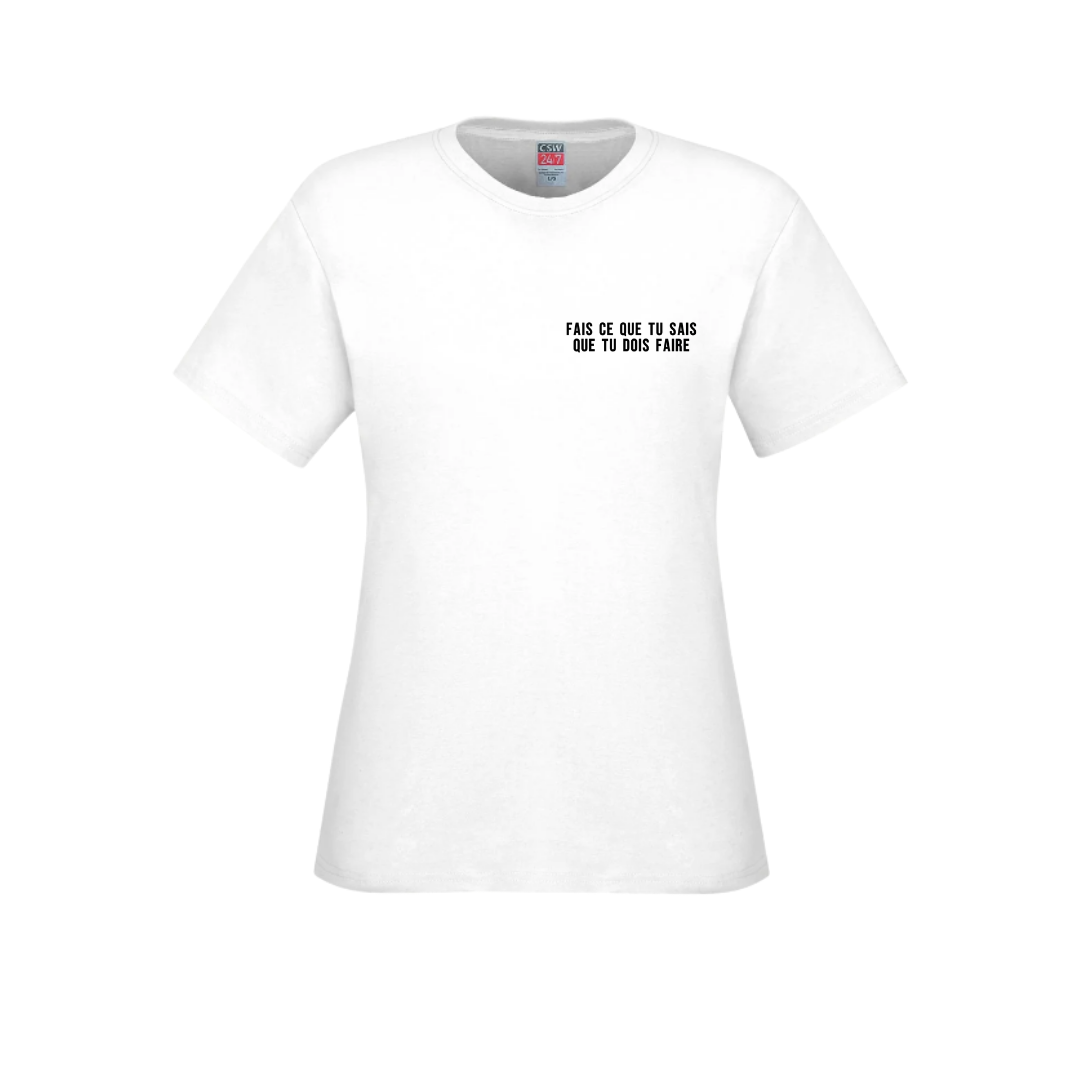 T-shirt féminin - Drôlement inspirant - citations variées