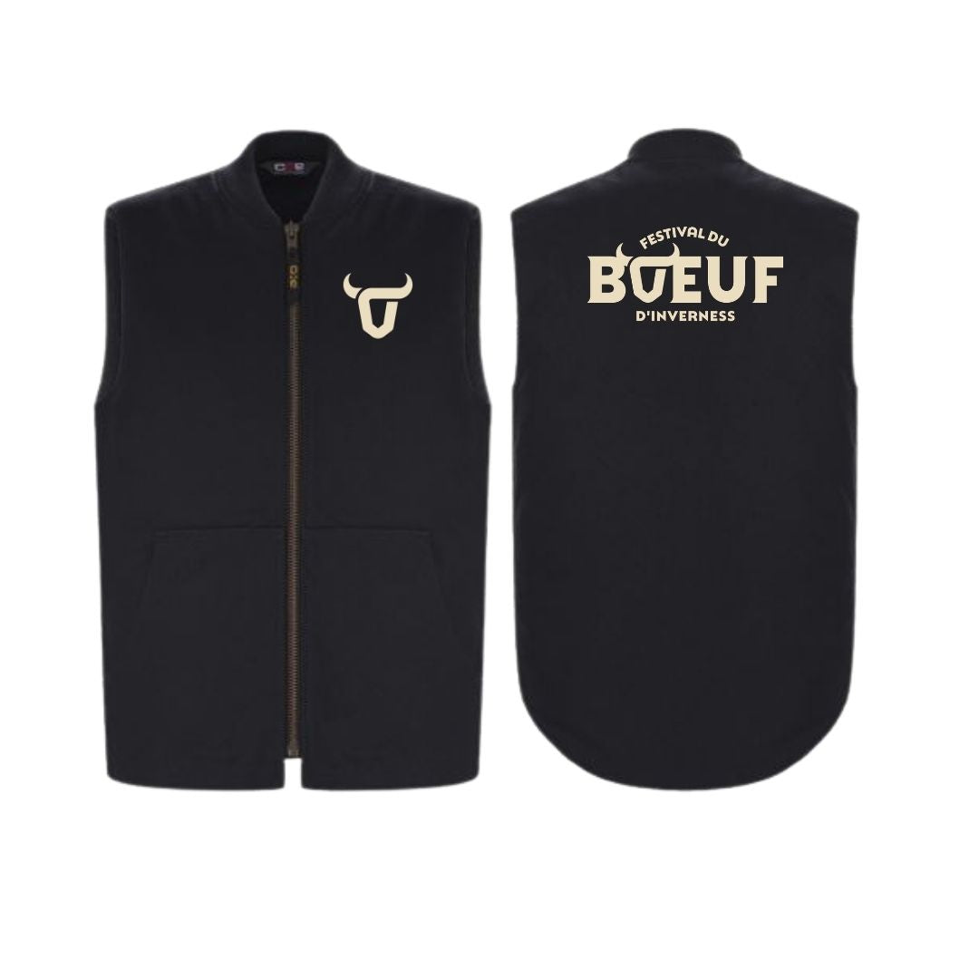 Veste sans manches robuste doublée de Sherpa Festival du Boeuf d'Inverness