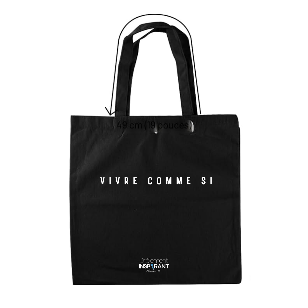 Tote Bag - Drôlement inspirant - citations variées