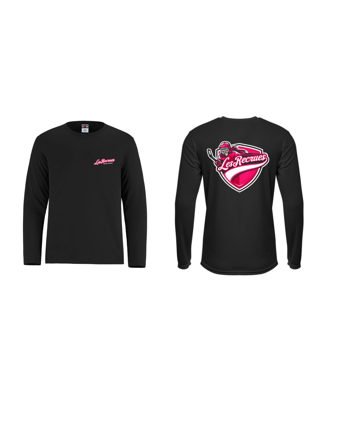 Chandail manche longue Dri-Fit unisexe - Les Recrues