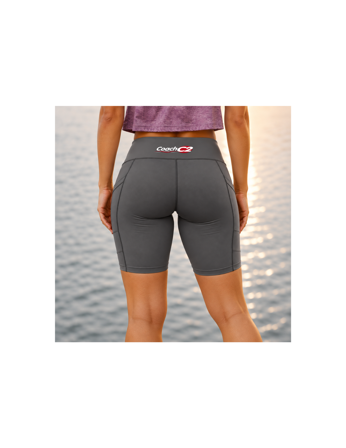 Biker 7,5" pour femme avec poches - Coach C2