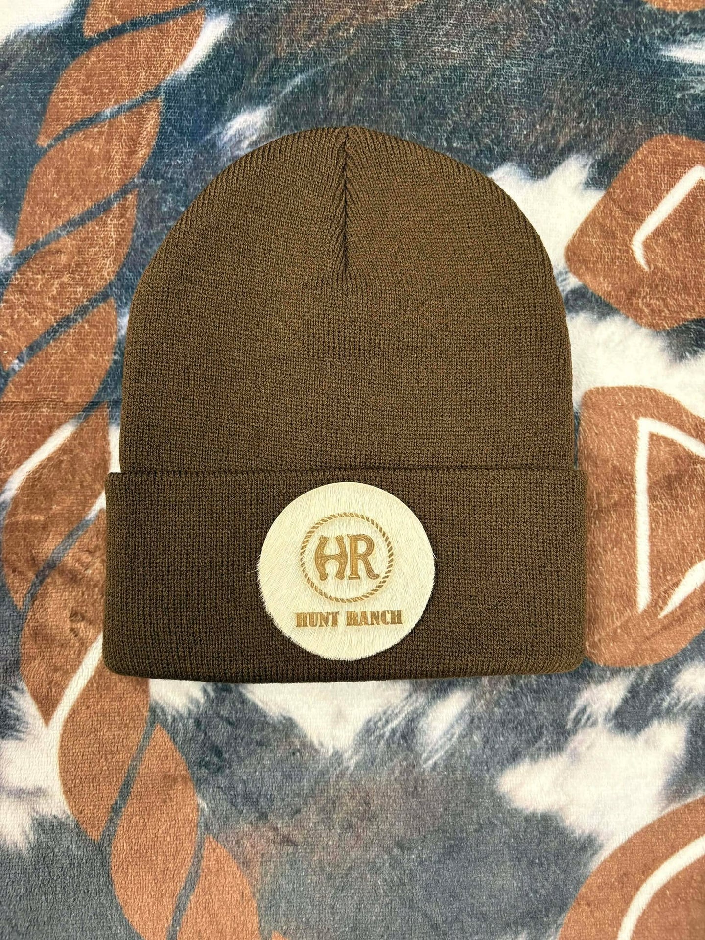 Tuque – Acrylique "Cowhide Patch" Hunt Ranch