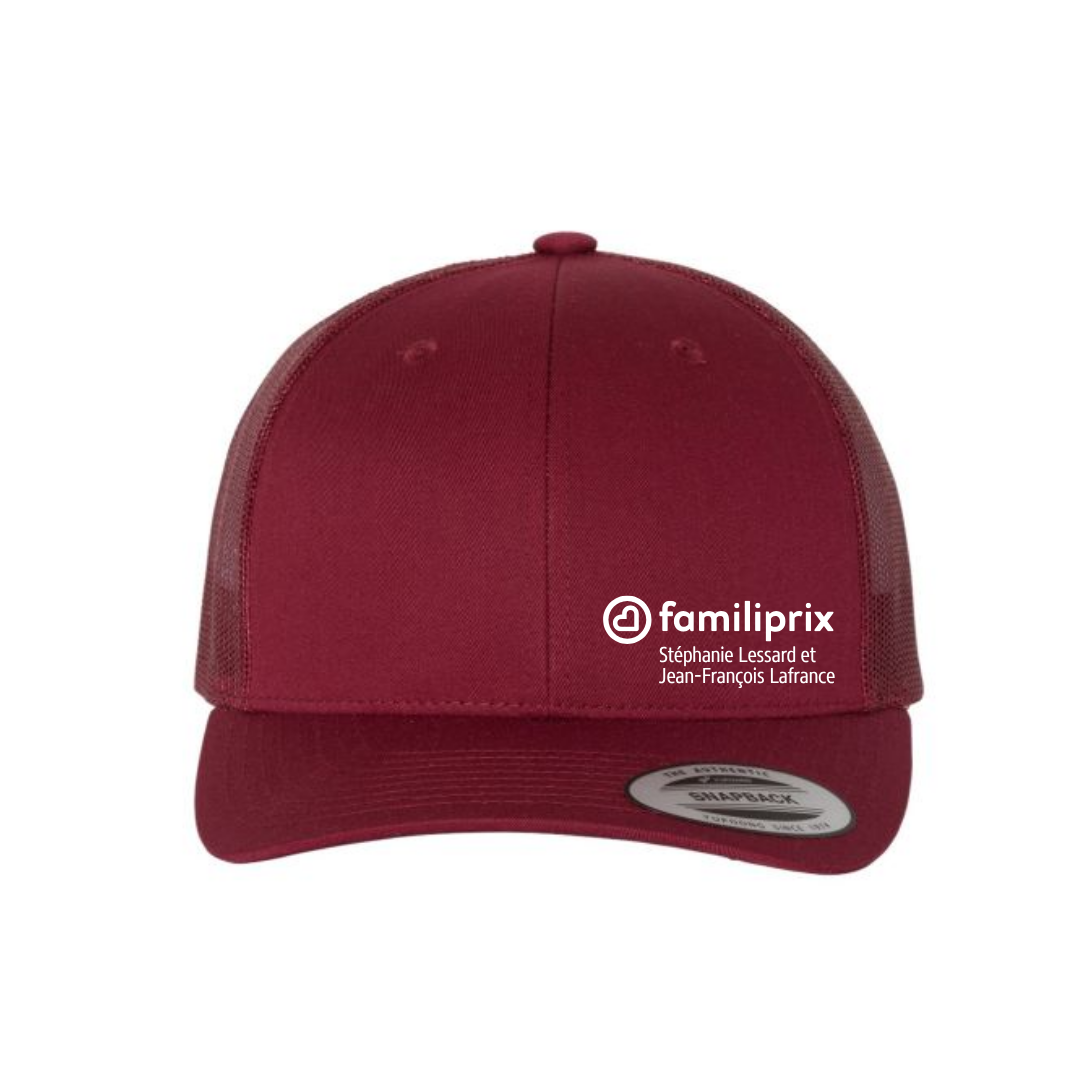 Casquette avec mesh ajustable - Familiprix imprimée