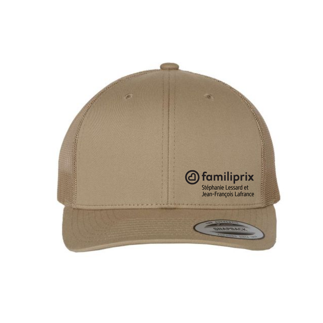 Casquette avec mesh ajustable - Familiprix imprimée