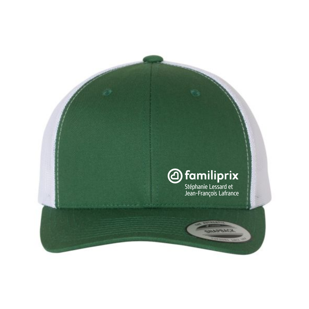 Casquette avec mesh ajustable - Familiprix imprimée