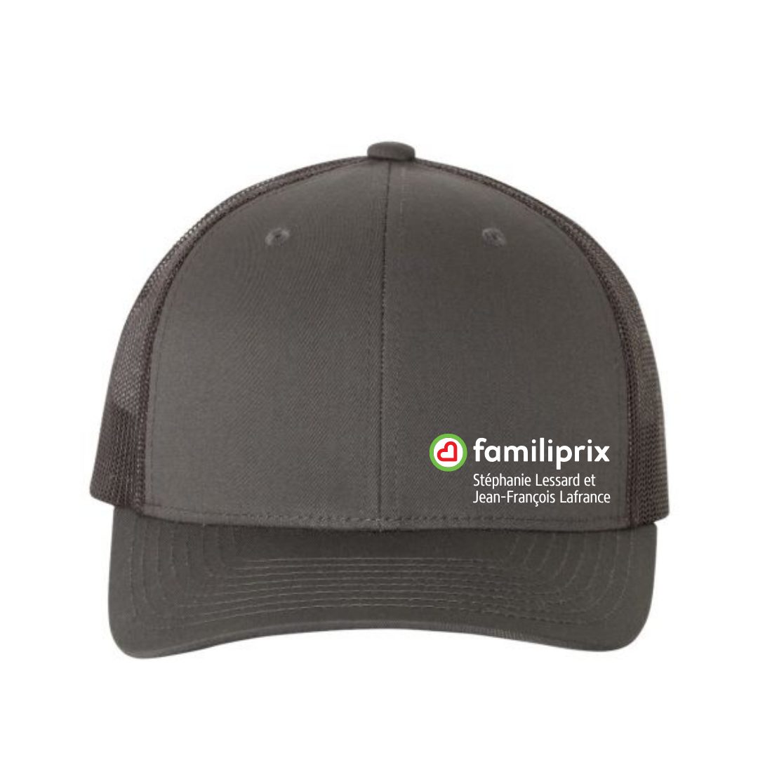 Casquette avec mesh ajustable - Familiprix imprimée