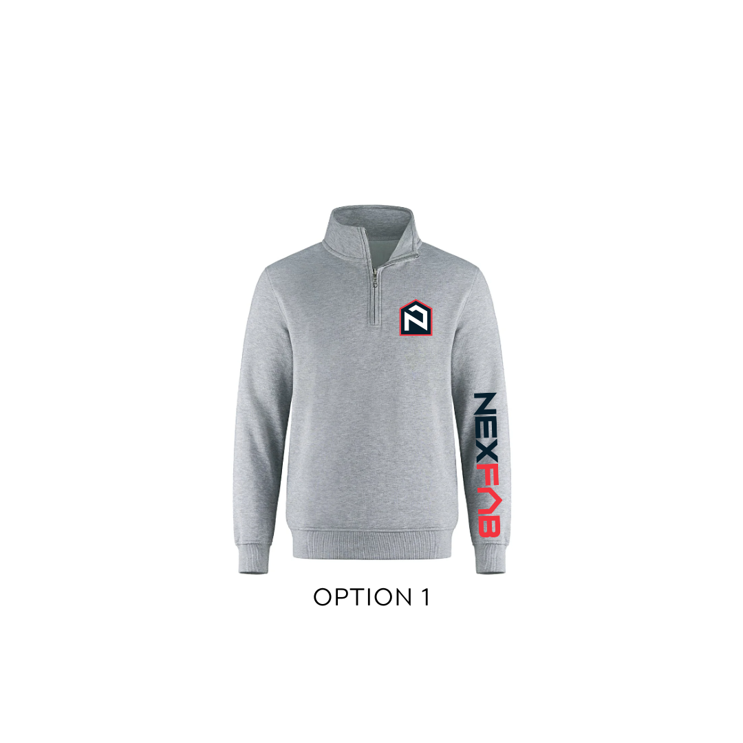 Hoodie demi-zip unisexe classique - NEXFAB