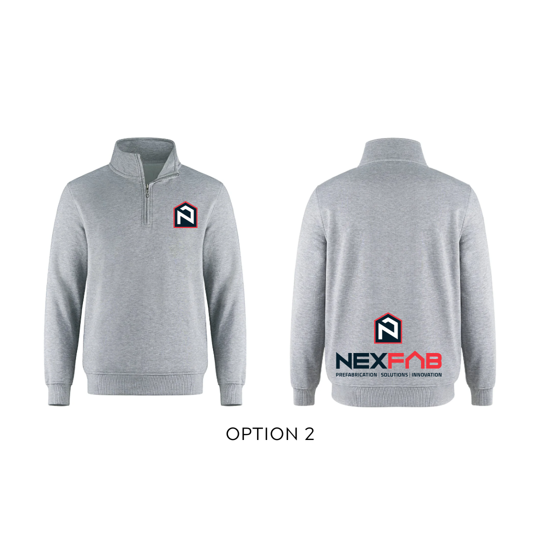 Hoodie demi-zip unisexe classique - NEXFAB
