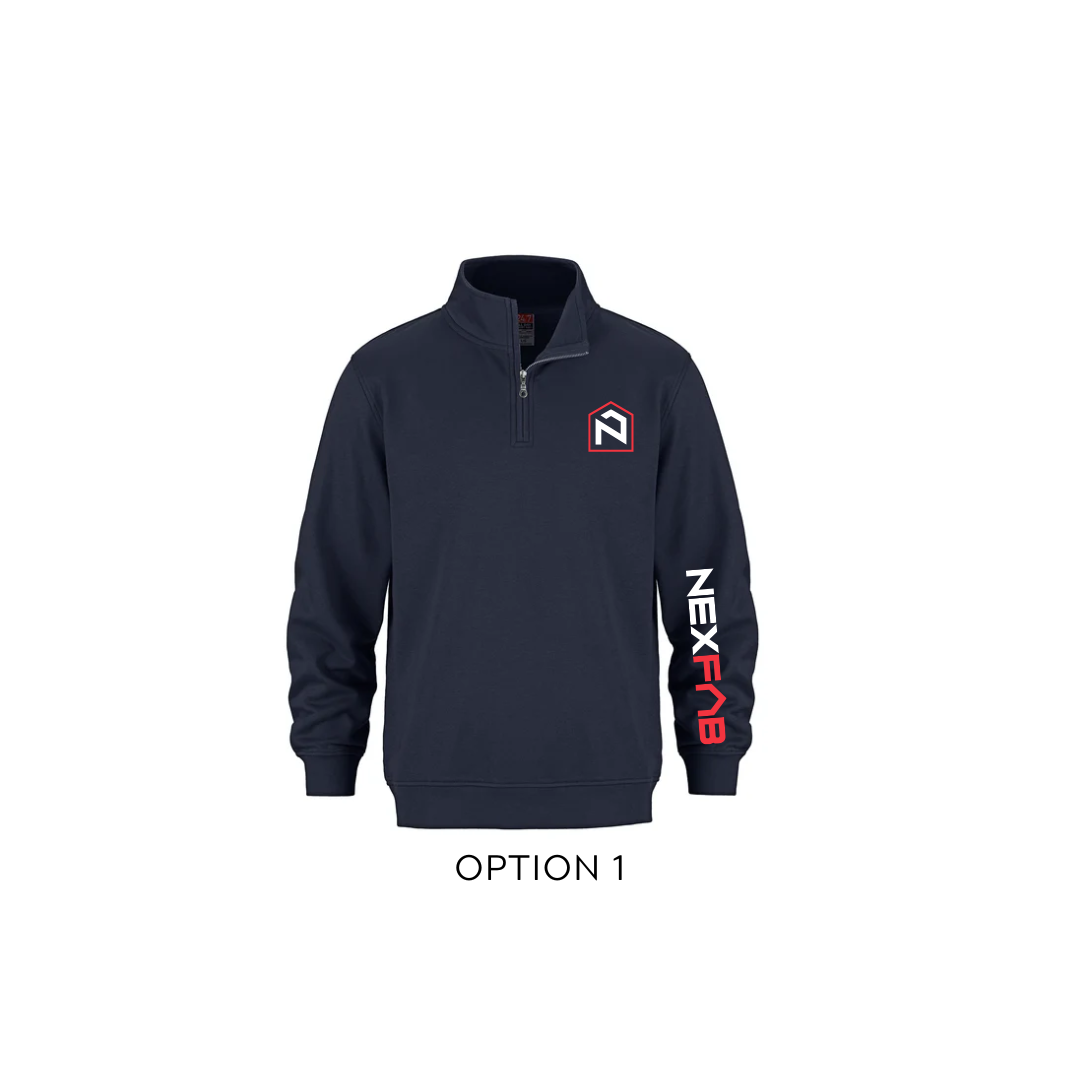 Hoodie demi-zip unisexe classique - NEXFAB