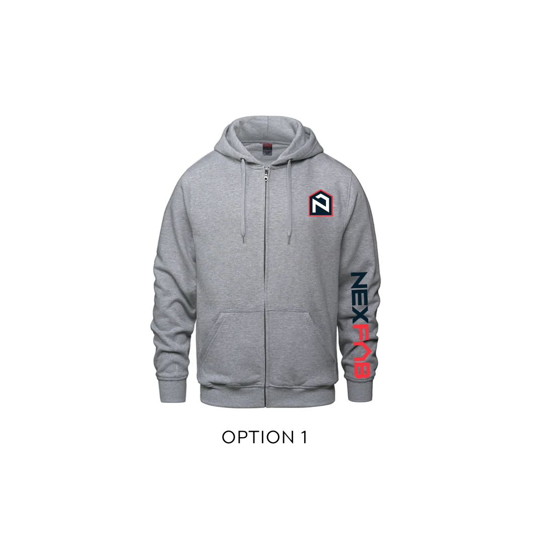 Hoodie à zip complet unisexe - NEXFAB