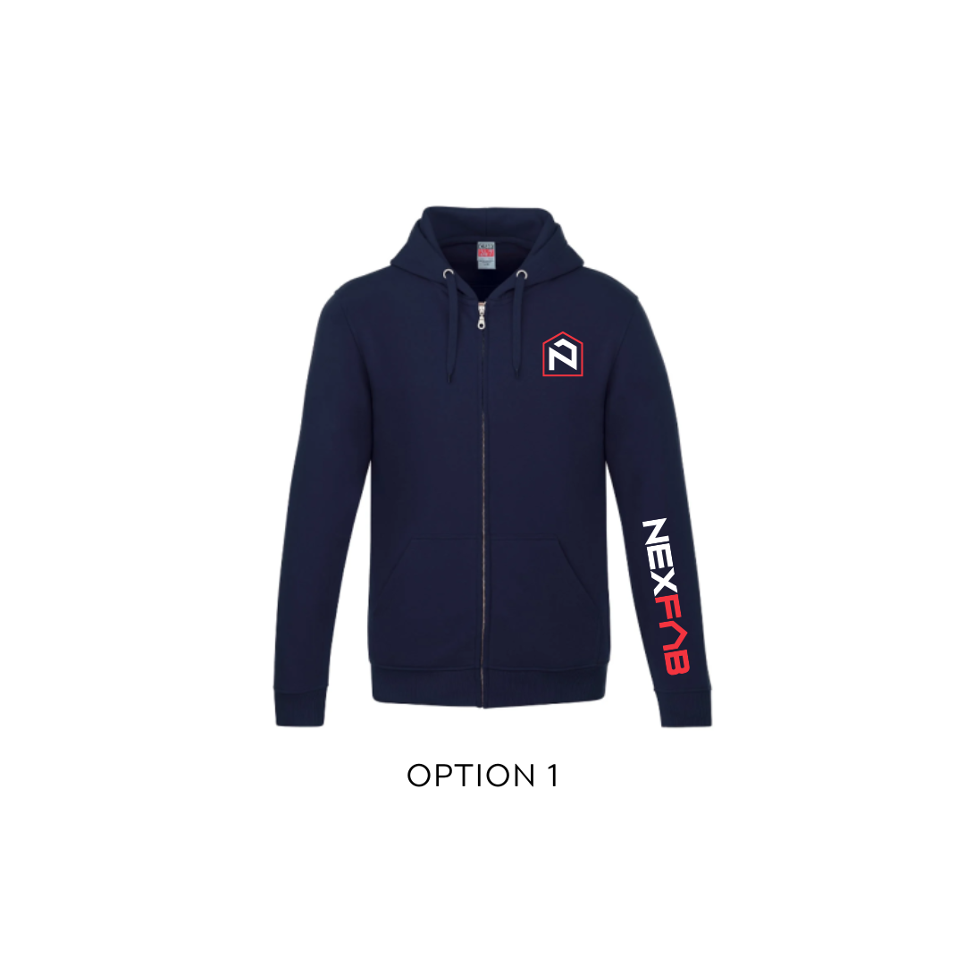 Hoodie à zip complet unisexe - NEXFAB