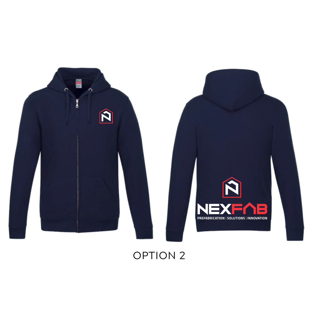 Hoodie à zip complet unisexe - NEXFAB