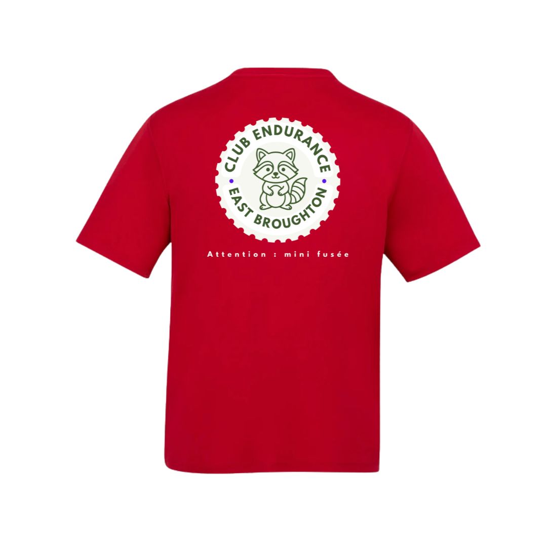 T-shirt DryFit pour enfant rouge - Club Endurance EB