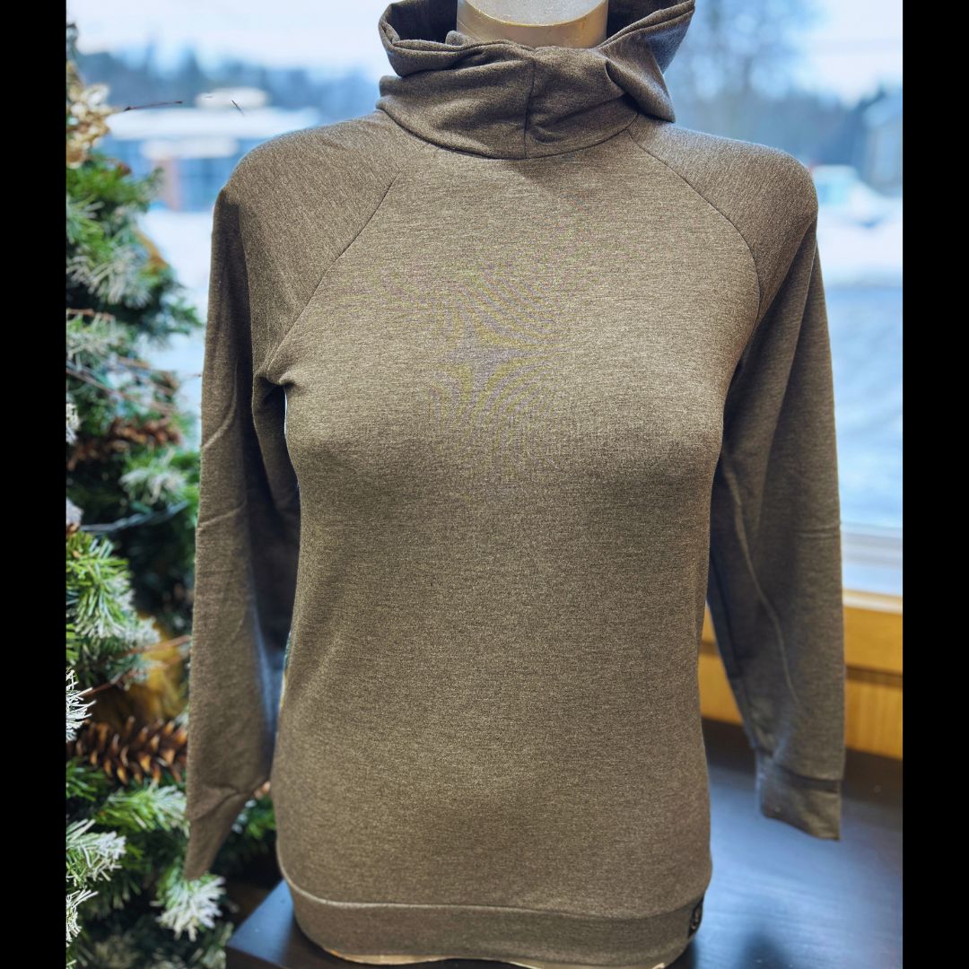 Hoodie enfant prestige MomMe&Cie en bambou - Gris charcoal