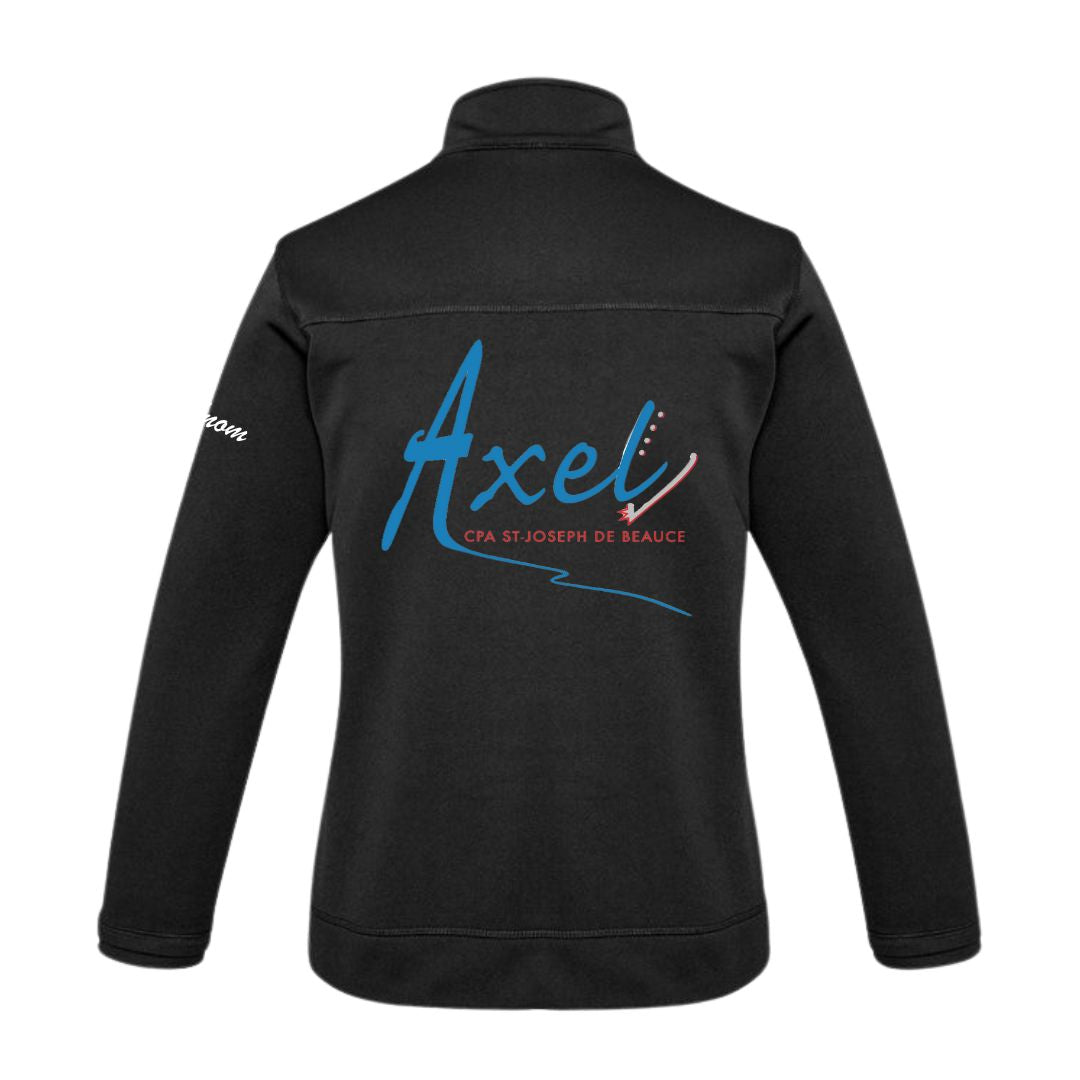 Veste Axel à zip pour femme - Noir