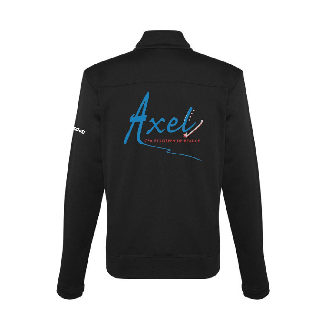 Veste Axel à zip pour enfant - Noir