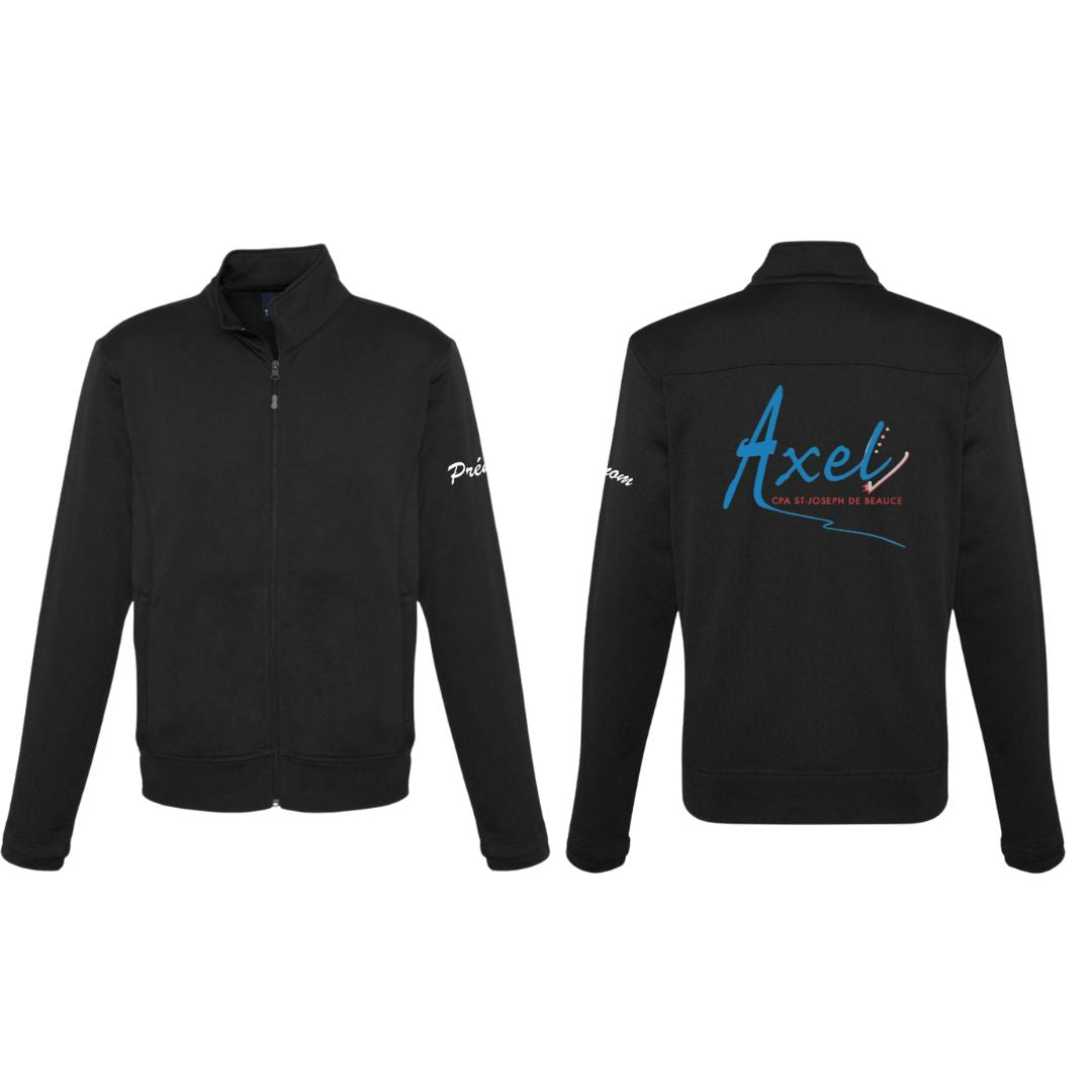 Veste Axel à zip pour enfant - Noir