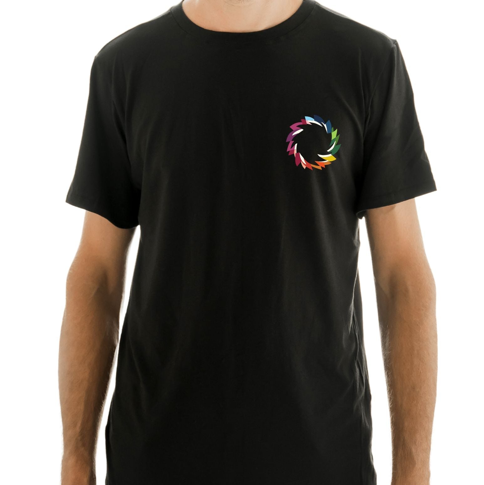 T-shirt Éli unisexe en bambou noir - Styliste Yogini