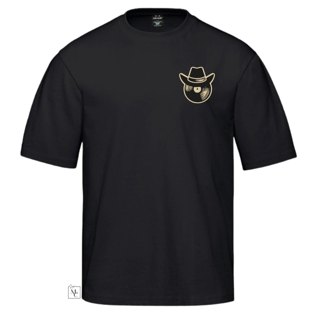 T-shirt oversize Beats&Boots noir pour femmes