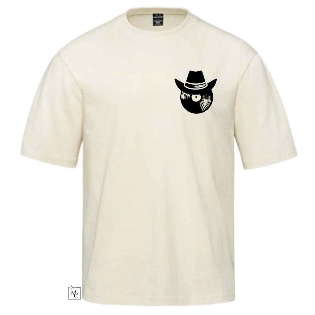 T-shirt oversize Beats&Boots ivoire pour femmes