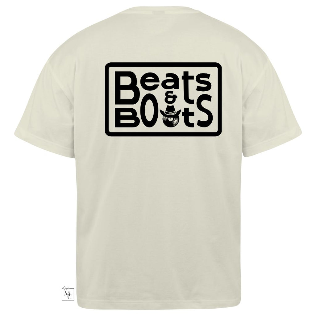 T-shirt oversize Beats&Boots ivoire pour femmes