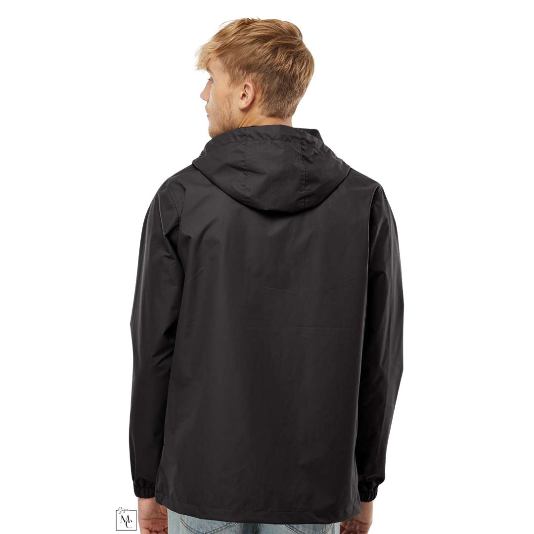 Manteau imperméable demi-zip Beats&Boots noir