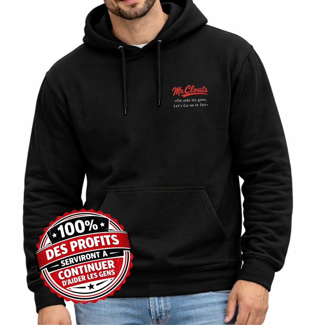 Hoodie de base noir - Mr. Clouts